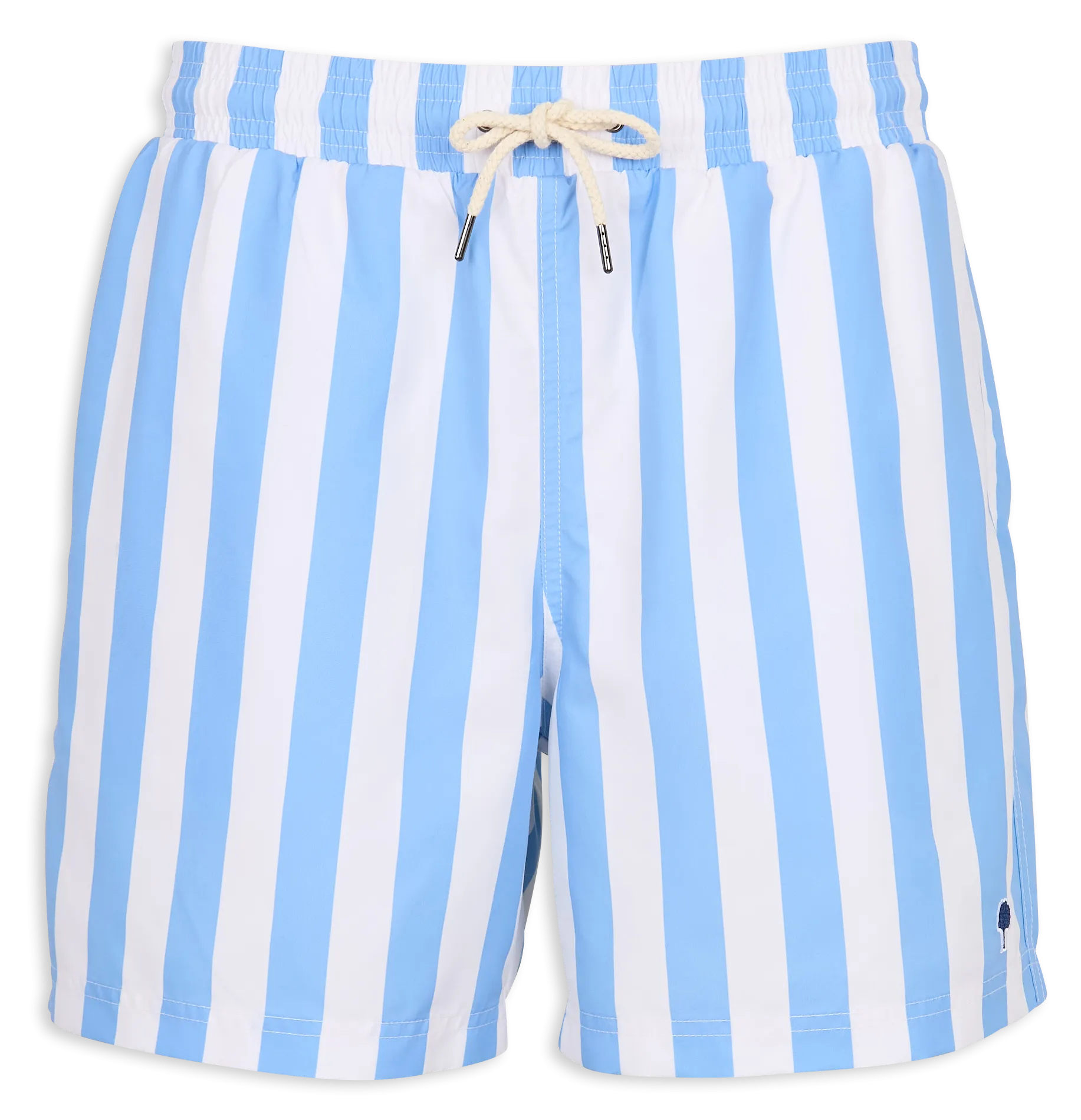 FAGUO   MIMIZAN - Bermuda a righe in cotone | Beige